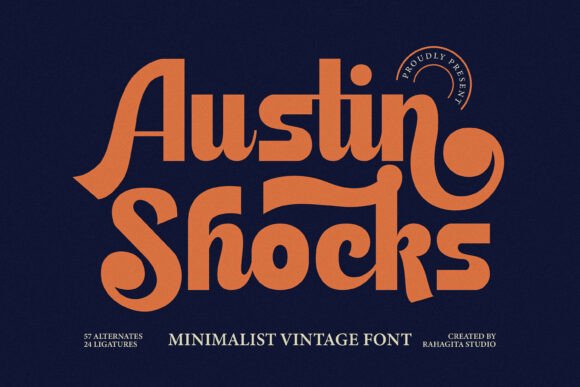 Austin Shocks: A Vintage-Style Font for Modern Web Design