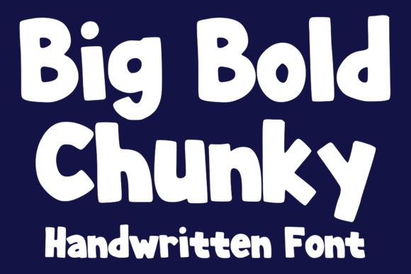 Big Bold Chunky: A Playful Display Font for Web Design