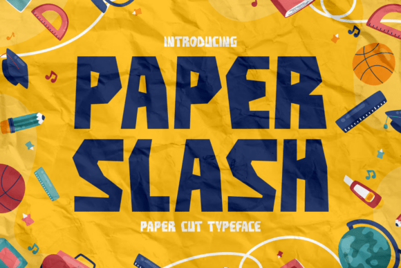 Boost Your Campaigns with Paper Slash: A Bold Cut-Out Font