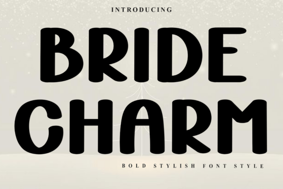 Bride Charm: A Festive and Whimsical Display Font