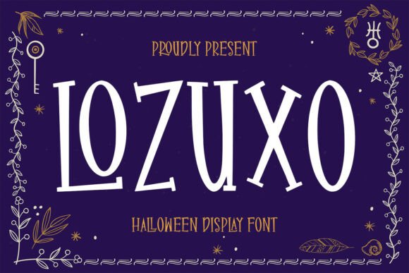 Enhance Your Brand with Lozuxo: A Spooky, Playful Display Font