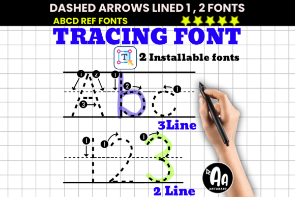Enhance Your Web Design with Dashed Arrows Lined Duo