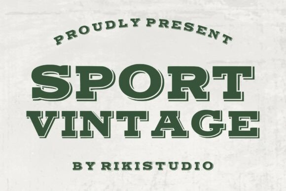 Enhance Your Web Design with Sport Vintage Font
