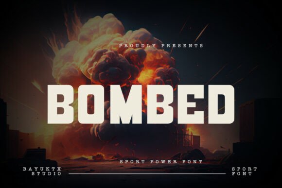 Exploring Bombed: A Bold Display Font for High-Impact Branding
