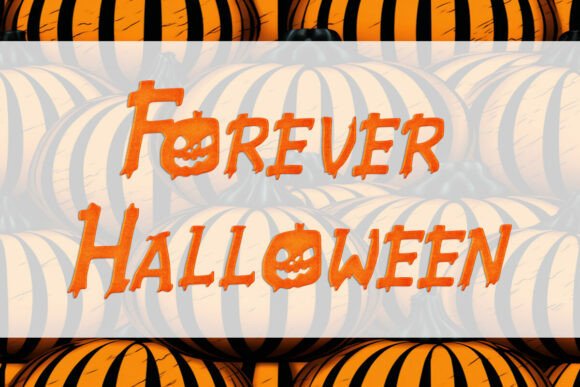 Forever Halloween: A Versatile Display Font for Web Design