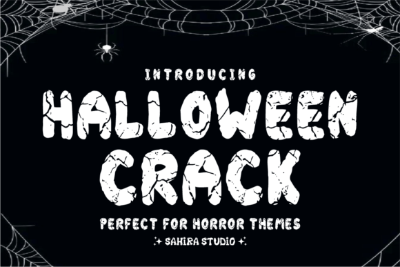 Halloween Crack: The Spooky Display Font for Bold Campaigns