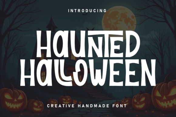 Haunted Halloween: A Charming Handwritten Display Font