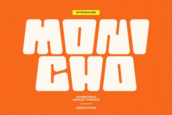 Monicho: A Bold Display Font for Modern Campaigns
