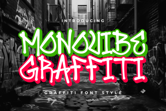 Monovibe Graffiti: A Bold Font for Urban Branding