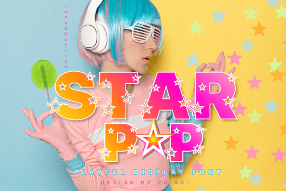 Star Pop: A Playful Font for Creative Makers