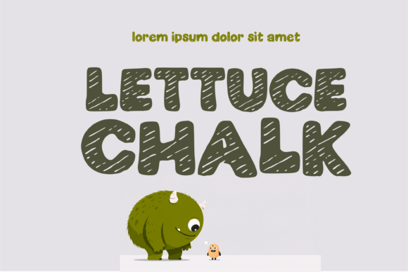 Transform Your Brand with Lettuce Chalk: A Fun, Bold Display Font