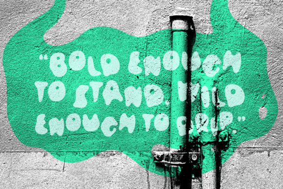 Unleash Creativity with Drippin Crew Display Font