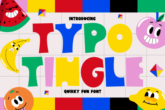 Unleash Creativity with Typo Tingle: A Joyful Display Font