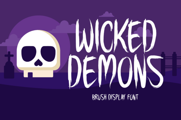 Wicked Demons: A Bold Font for Spooky and Memorable Branding