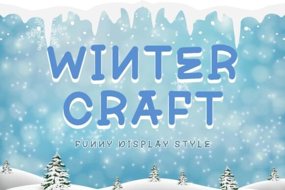 Winter Craft: A Bold and Cheerful Typeface for Your Web Designs