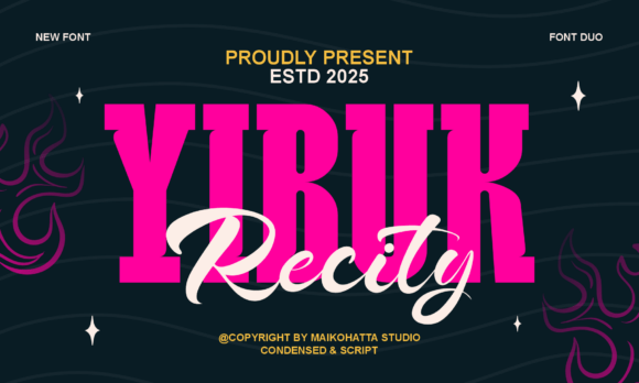 Yibuk Recity Duo: A Striking Typeface for Modern Web Design